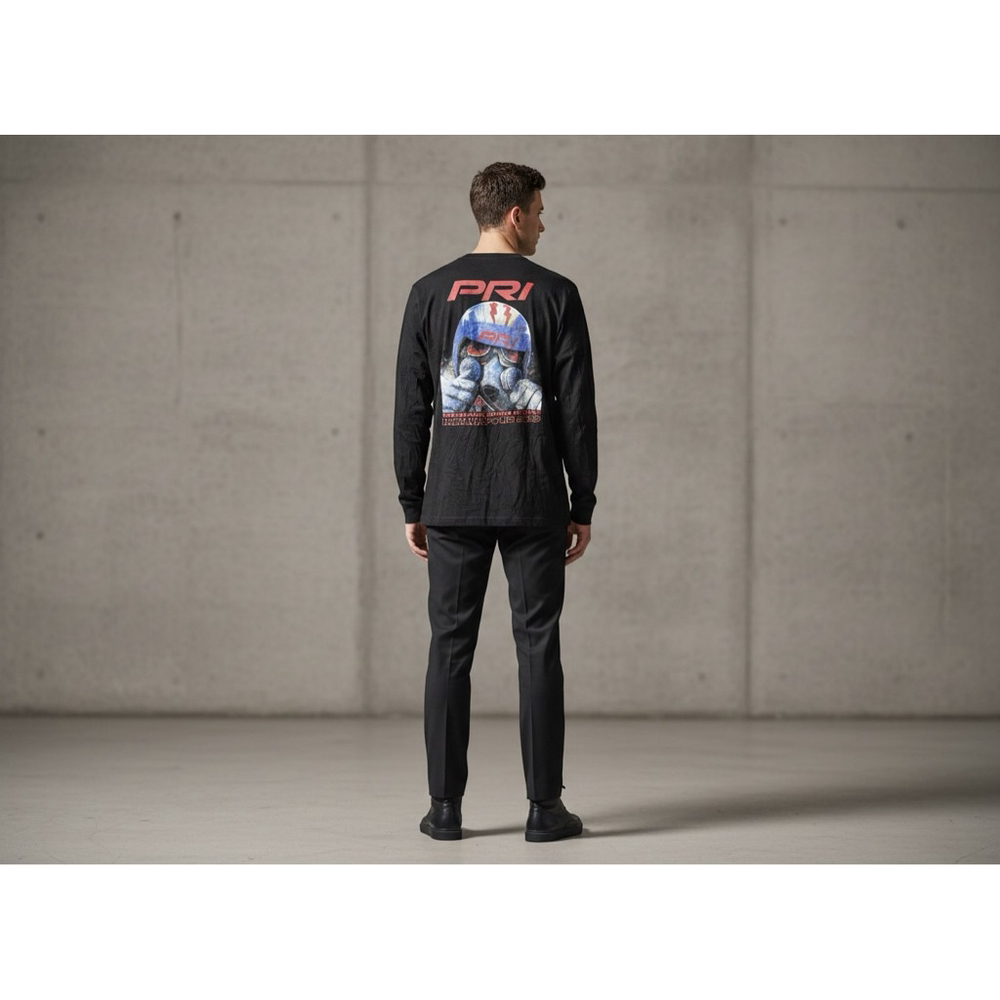 Men's PRI Gear Long Sleeve Tee XL Black Performance Racing